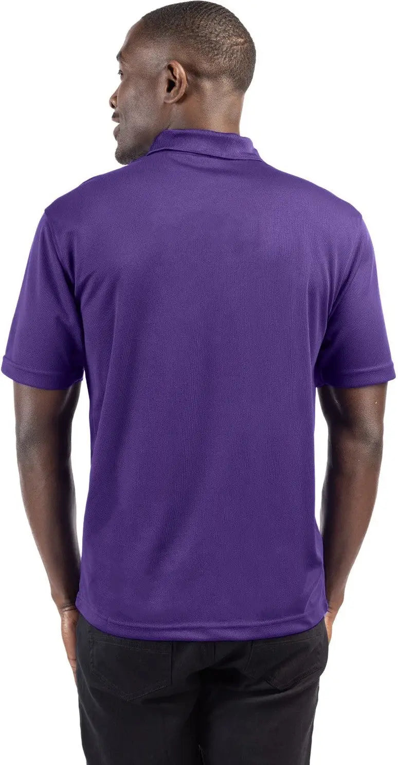 Clique Mqk00075 Spin Eco Performance Pique Mens Polo - Royal Purple