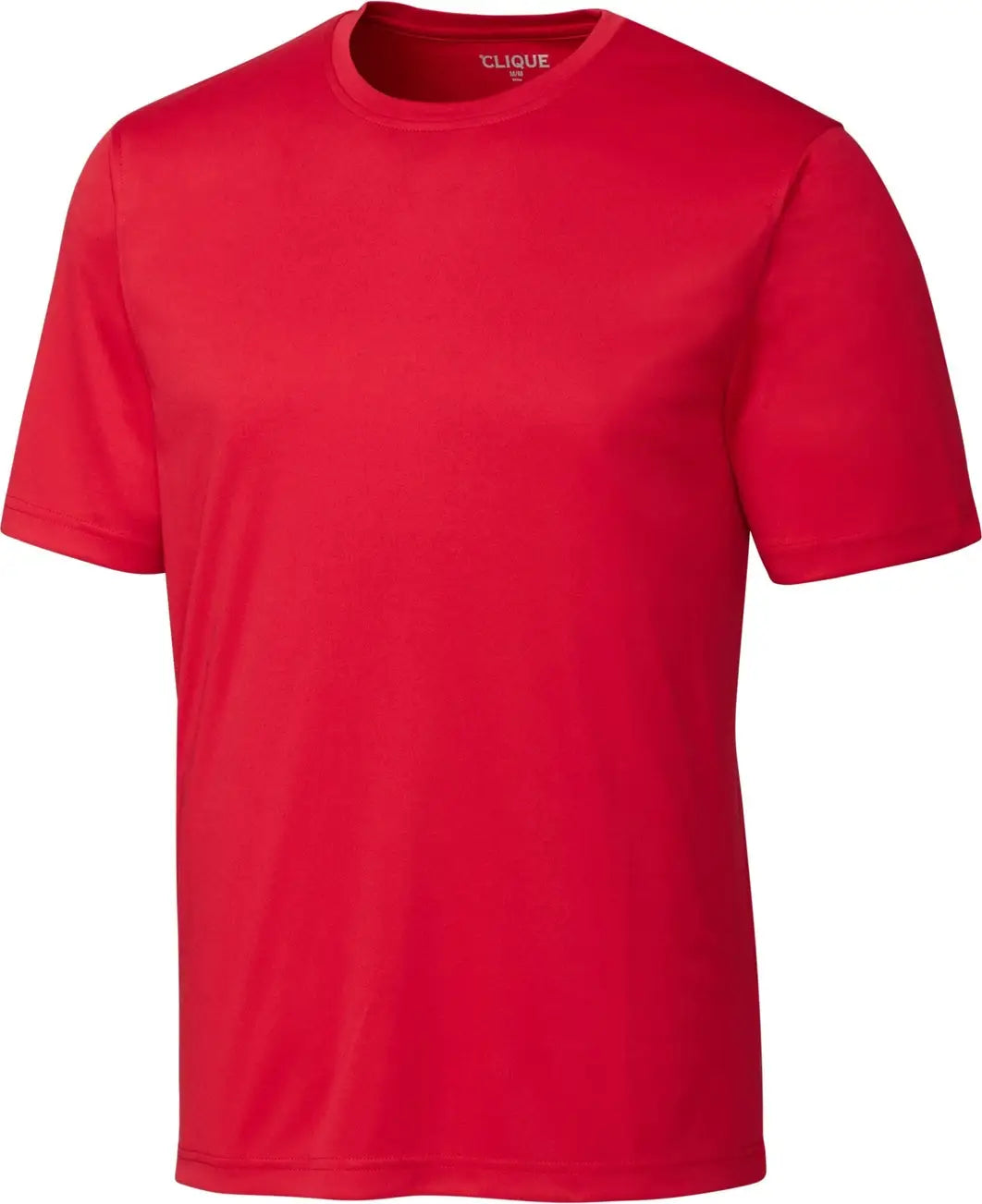 Clique Mqk00076 Spin Eco Performance Jersey Short Sleeve Mens Tee - Red