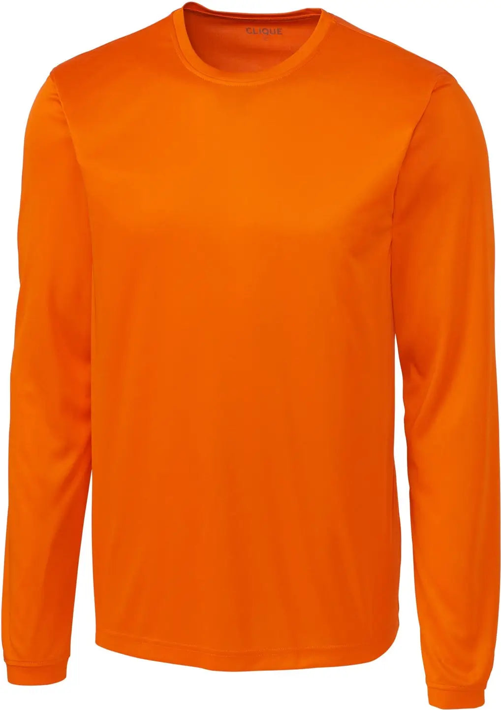 Clique Mqk00078 Spin Eco Performance Long Sleeve Mens Tee Shirt - Orange - Adult s