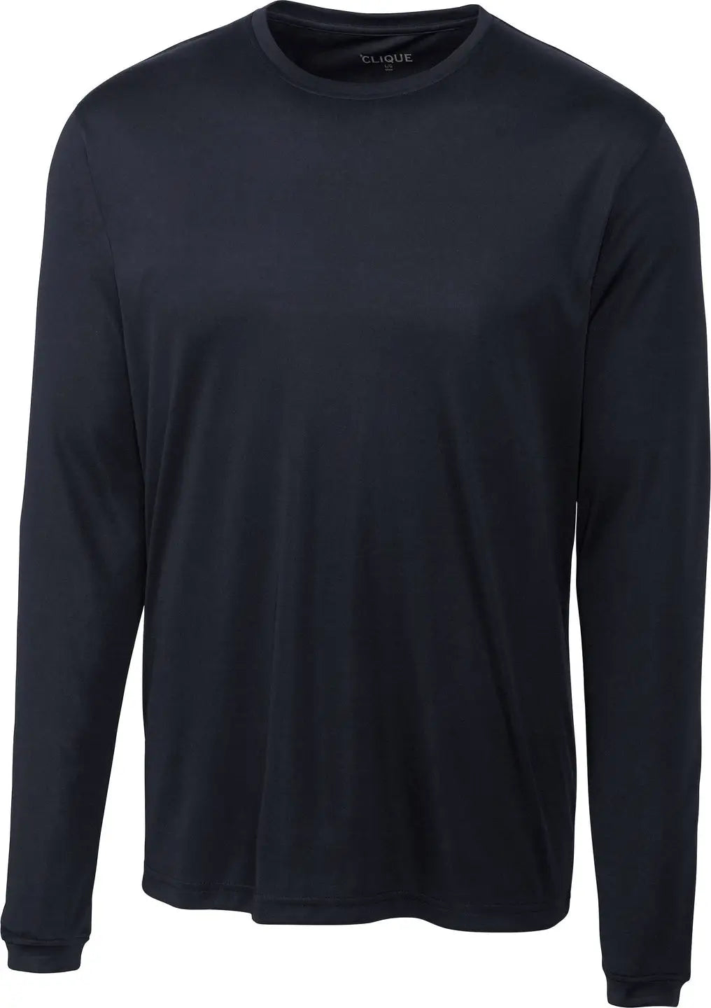 Clique Mqk00078 Spin Eco Performance Long Sleeve Mens Tee Shirt - Dark Navy - Adult s