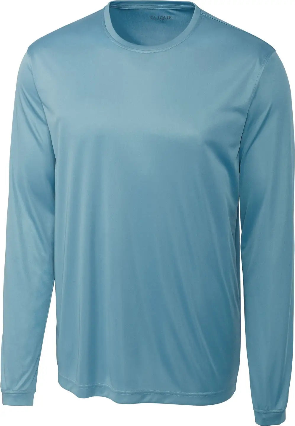 Clique Mqk00078 Spin Eco Performance Long Sleeve Mens Tee Shirt - Dusty Blue - Adult s