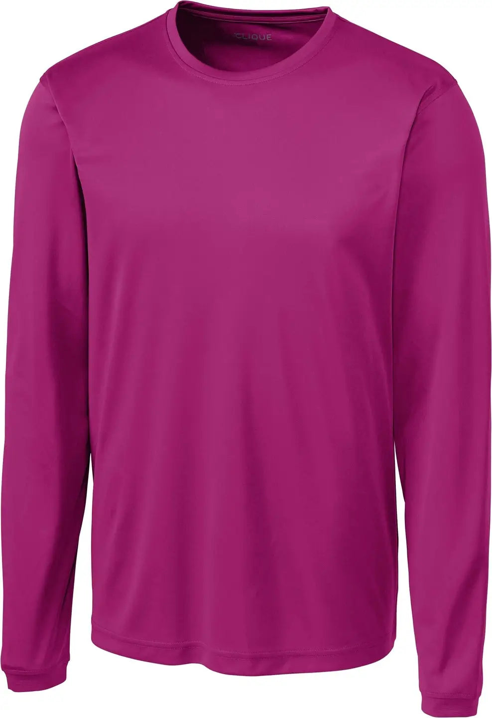 Clique Mqk00078 Spin Eco Performance Long Sleeve Mens Tee Shirt - Gala Pink - Adult s