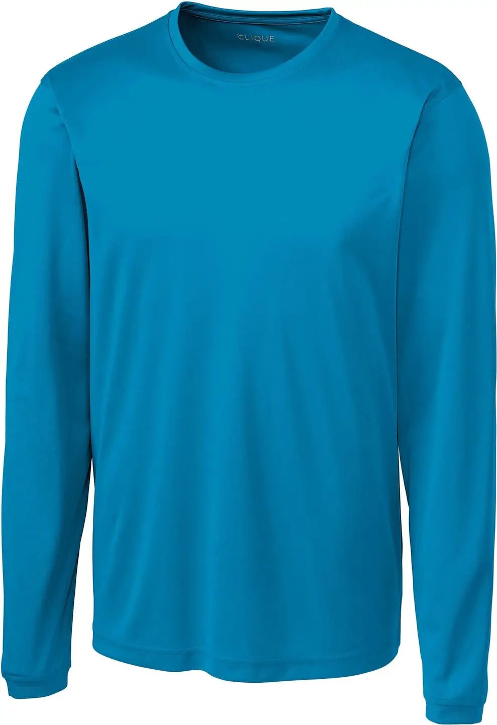 Clique Mqk00078 Spin Eco Performance Long Sleeve Mens Tee Shirt - Ocean Blue - Adult s