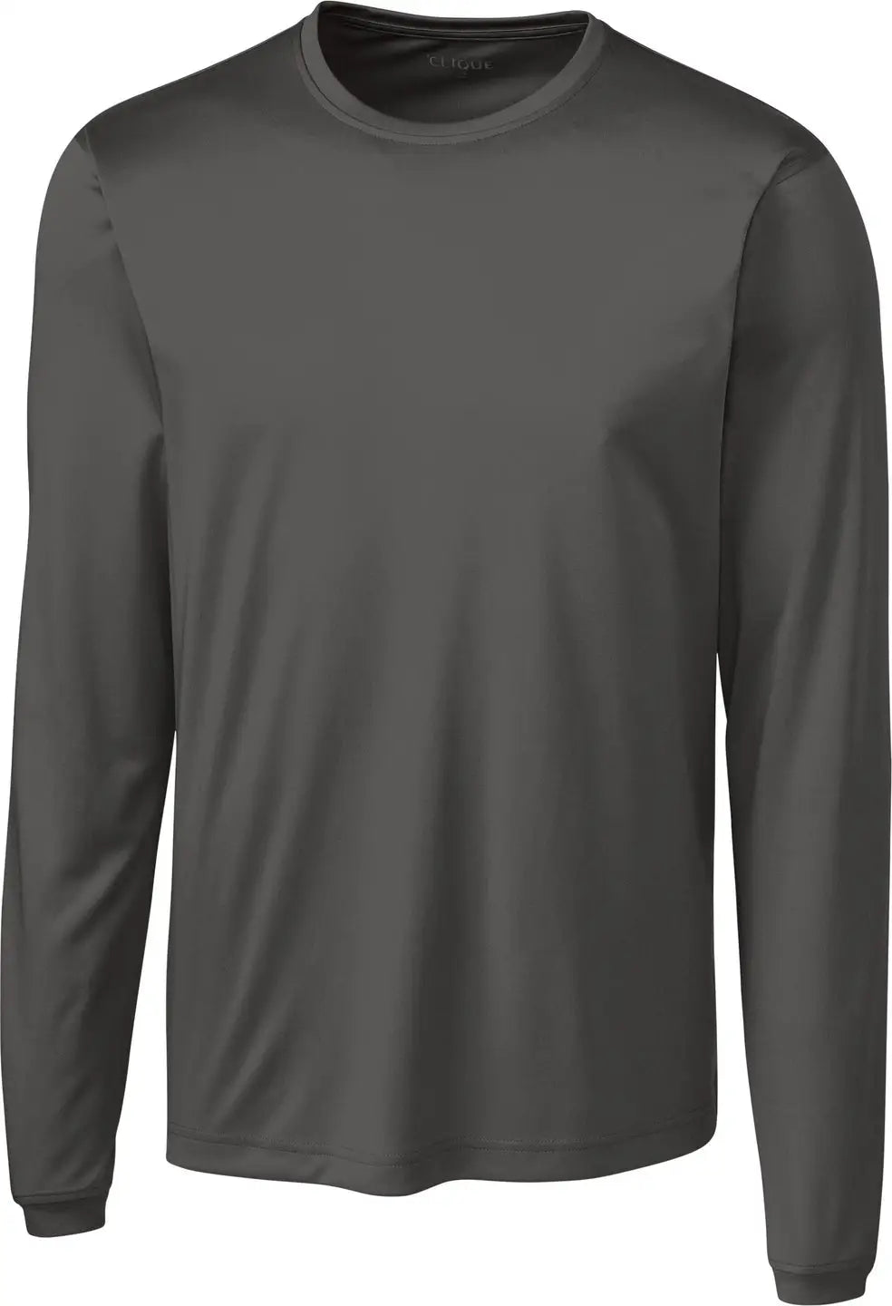 Clique Mqk00078 Spin Eco Performance Long Sleeve Mens Tee Shirt - Pure Slate - Adult m