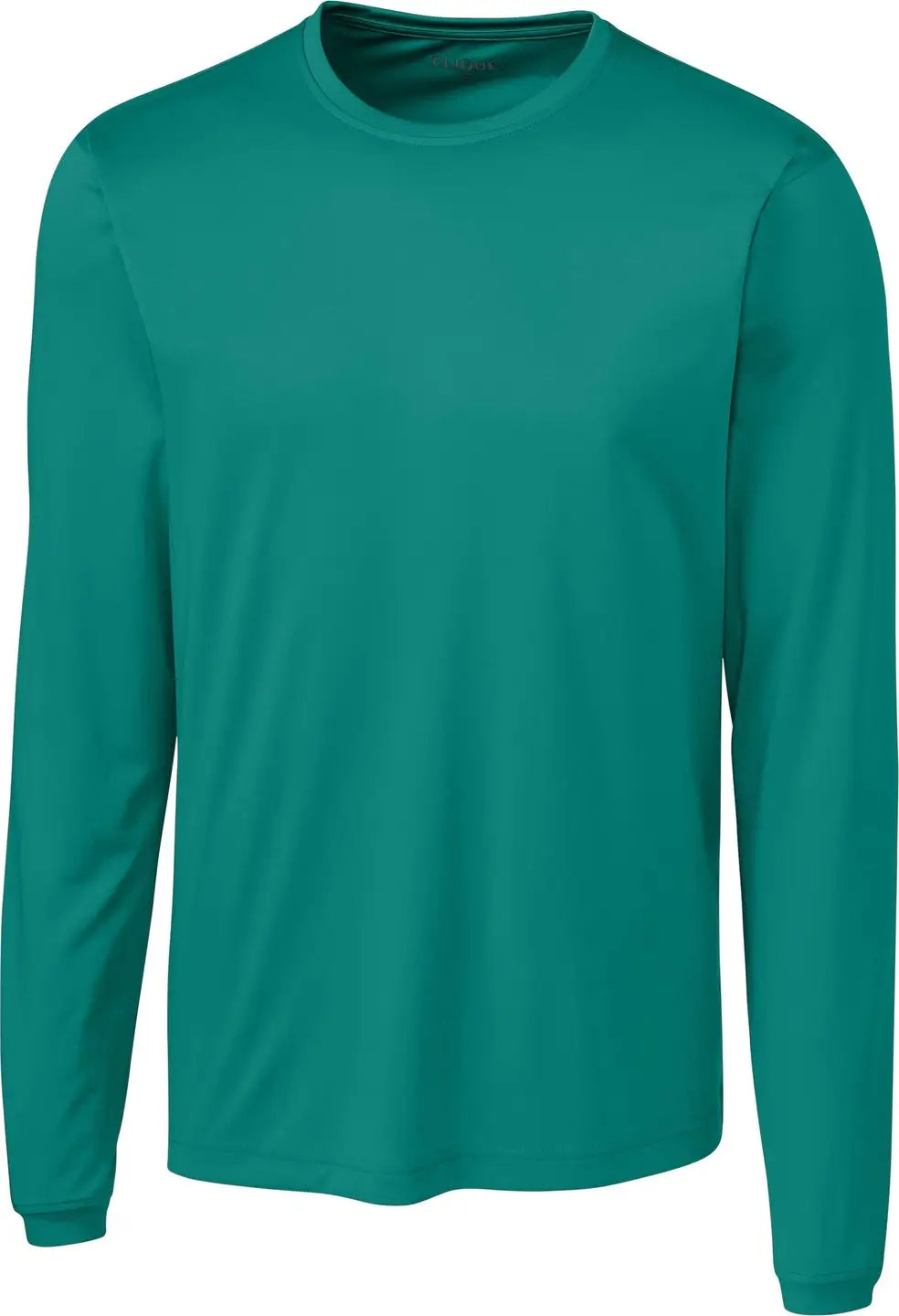 Clique Mqk00078 Spin Eco Performance Long Sleeve Mens Tee Shirt - Teal Green - Adult s