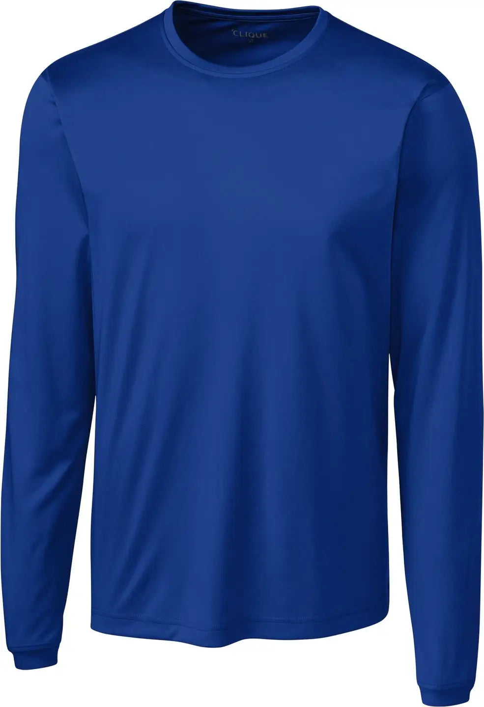Clique Mqk00078 Spin Eco Performance Long Sleeve Mens Tee Shirt - Tour Blue - Adult s