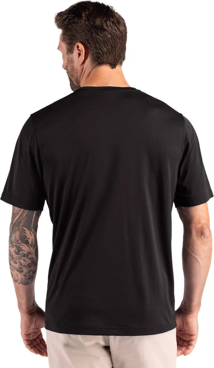 Clique Mqk00094 Charge Active Mens Short Sleeve Tee - Black