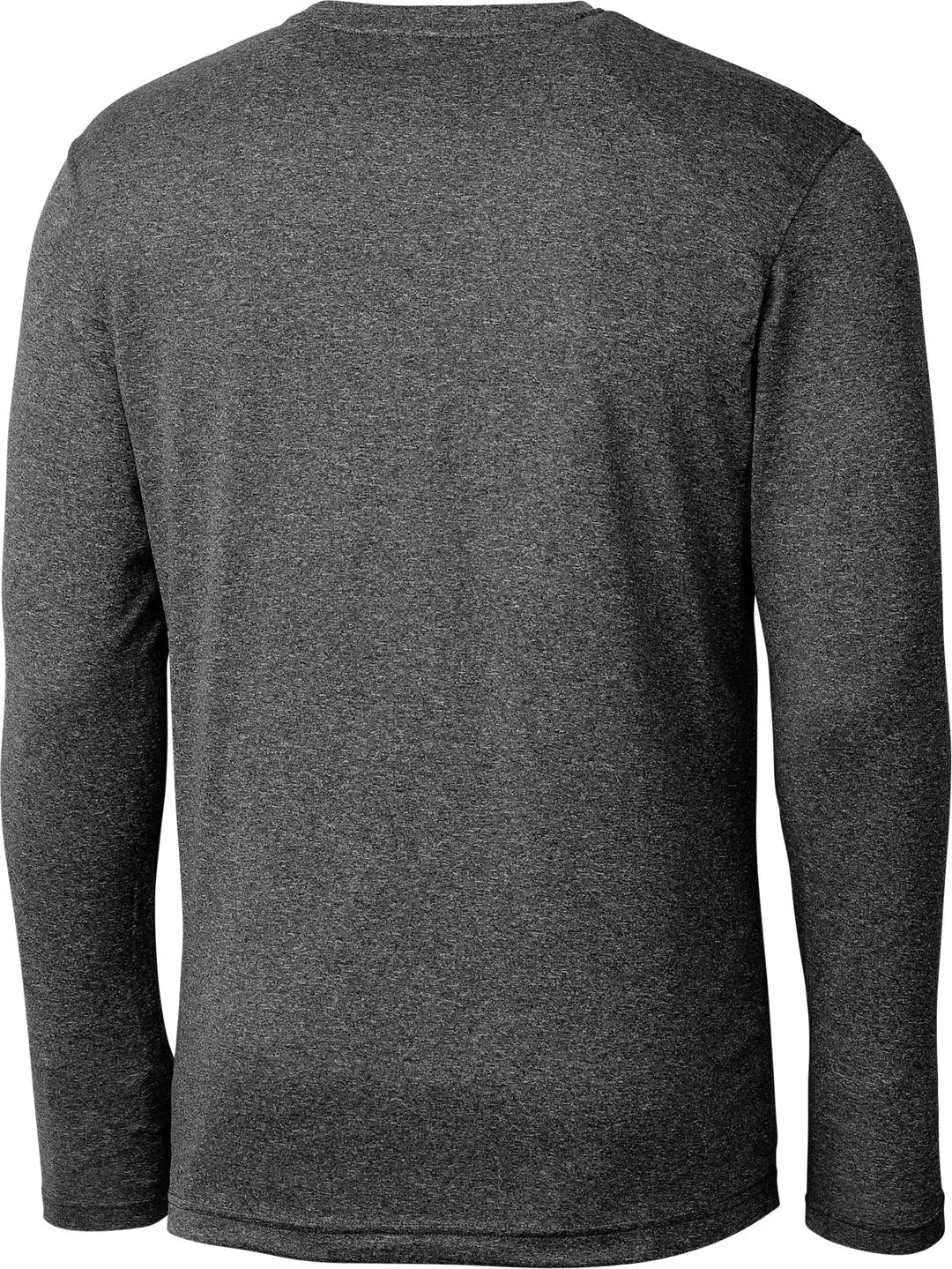 Clique Mqk00095 Charge Active Mens Long Sleeve Tee - Black Heather