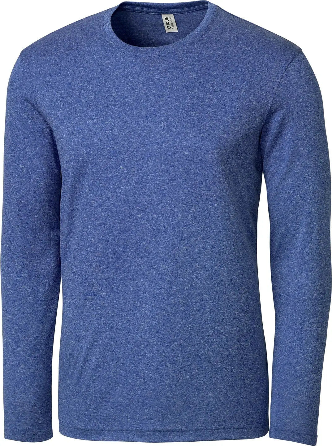 Clique Mqk00095 Charge Active Mens Long Sleeve Tee - Blue Heather - Adult s