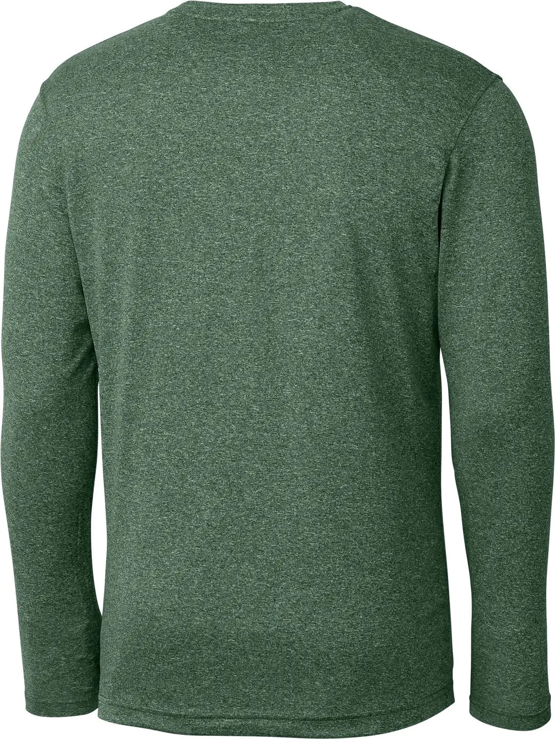 Clique Mqk00095 Charge Active Mens Long Sleeve Tee - Bottle Green Heather