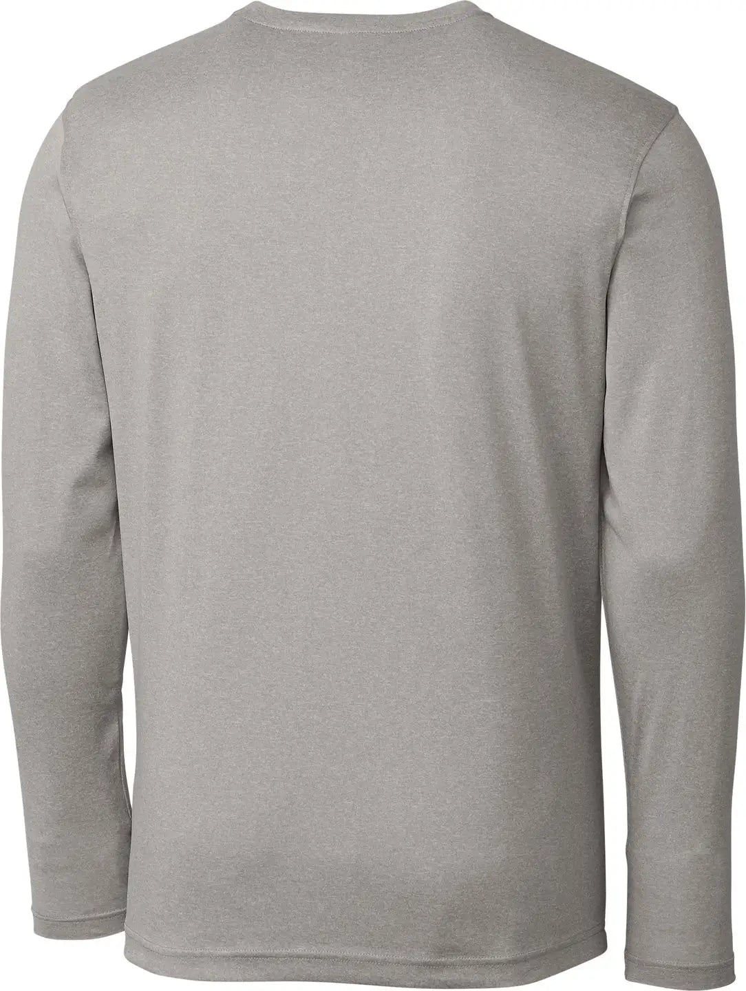 Clique Mqk00095 Charge Active Mens Long Sleeve Tee - Light Gray Heather