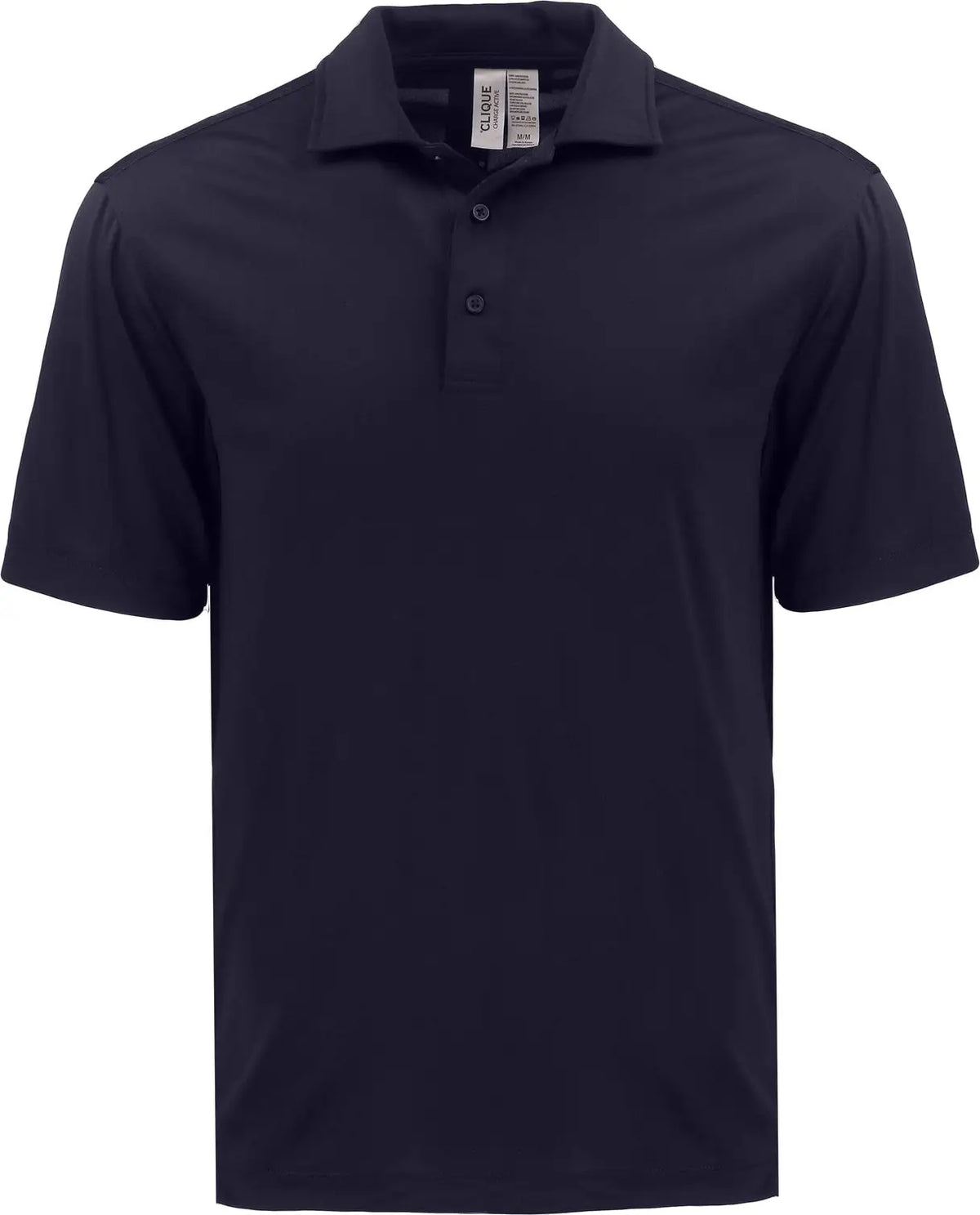 Clique Mqk00096 Charge Active Mens Short Sleeve Polo - Dark Navy