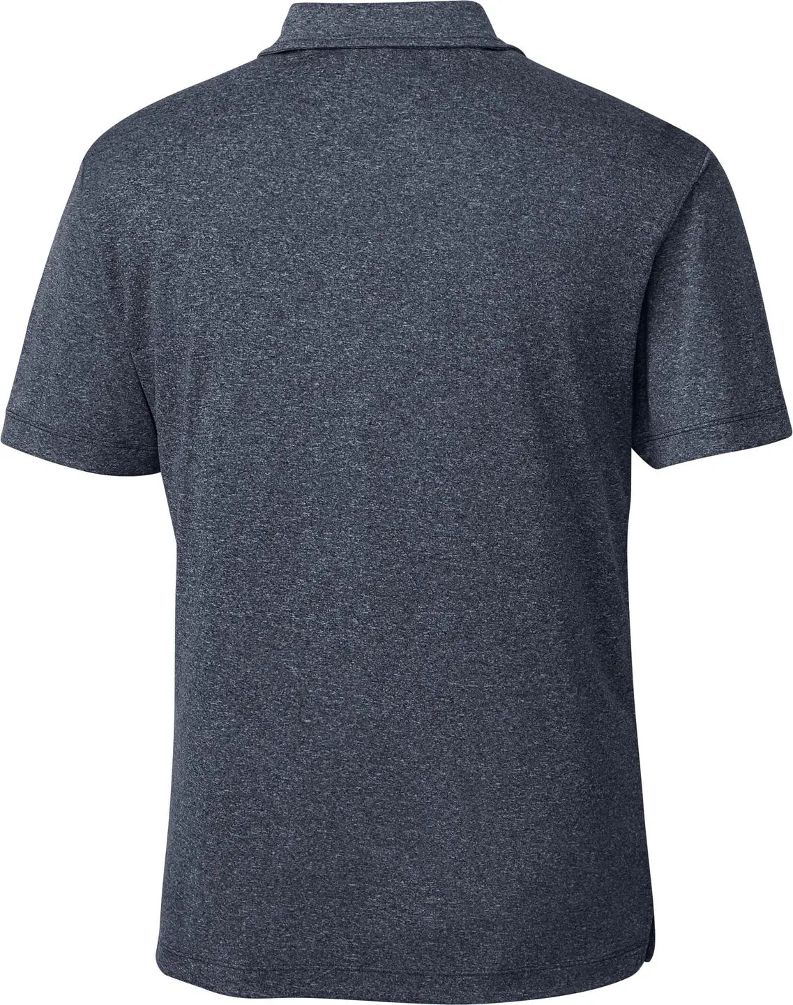 Clique Mqk00096 Charge Active Mens Short Sleeve Polo - Navy Heather
