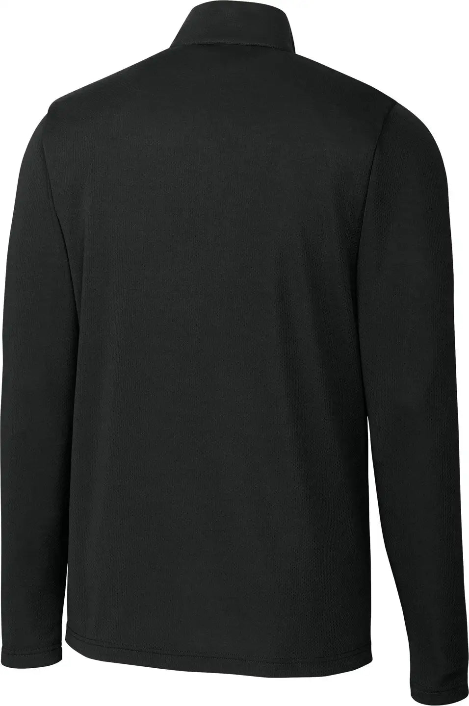 Clique Mqk00098 Ice Pique Mens Half Zip Tech Pullover - Black