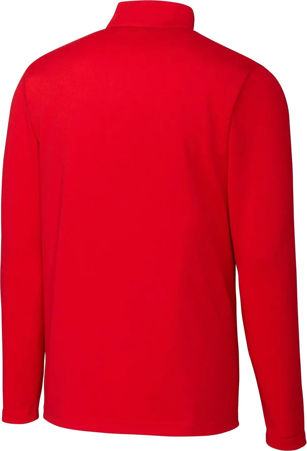 Clique Mqk00098 Ice Pique Mens Half Zip Tech Pullover - Red