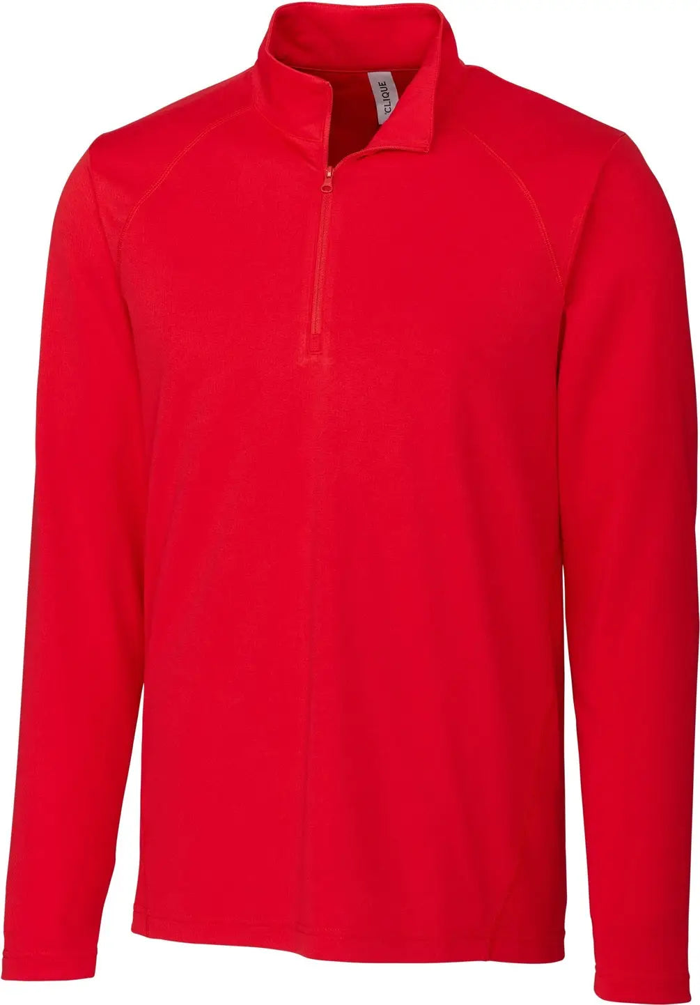 Clique Mqk00098 Ice Pique Mens Half Zip Tech Pullover - Red