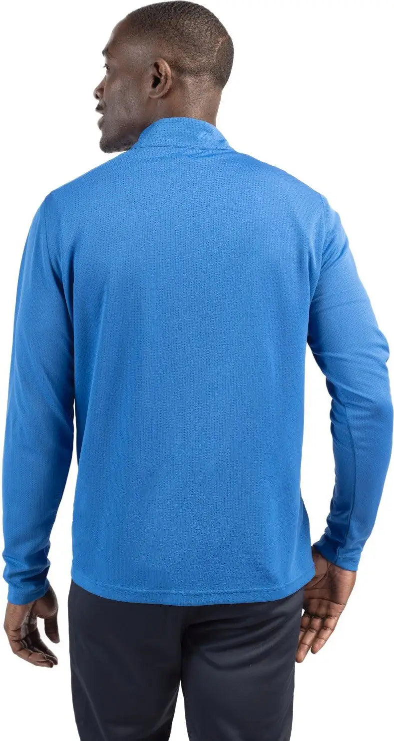 Clique Mqk00098 Ice Pique Mens Half Zip Tech Pullover - Royal Blue