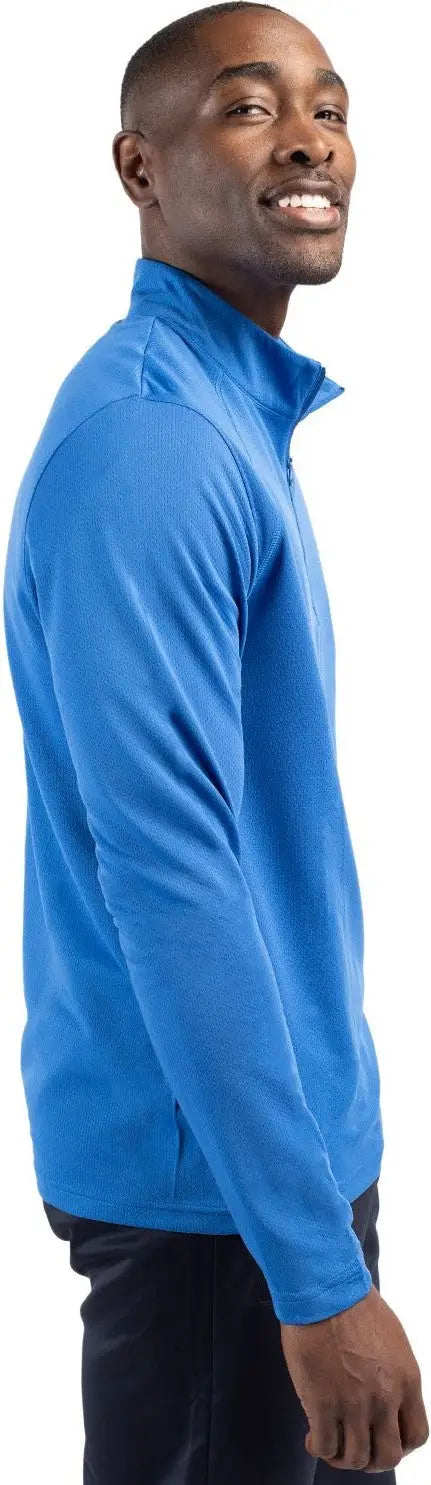 Clique Mqk00098 Ice Pique Mens Half Zip Tech Pullover - Royal Blue