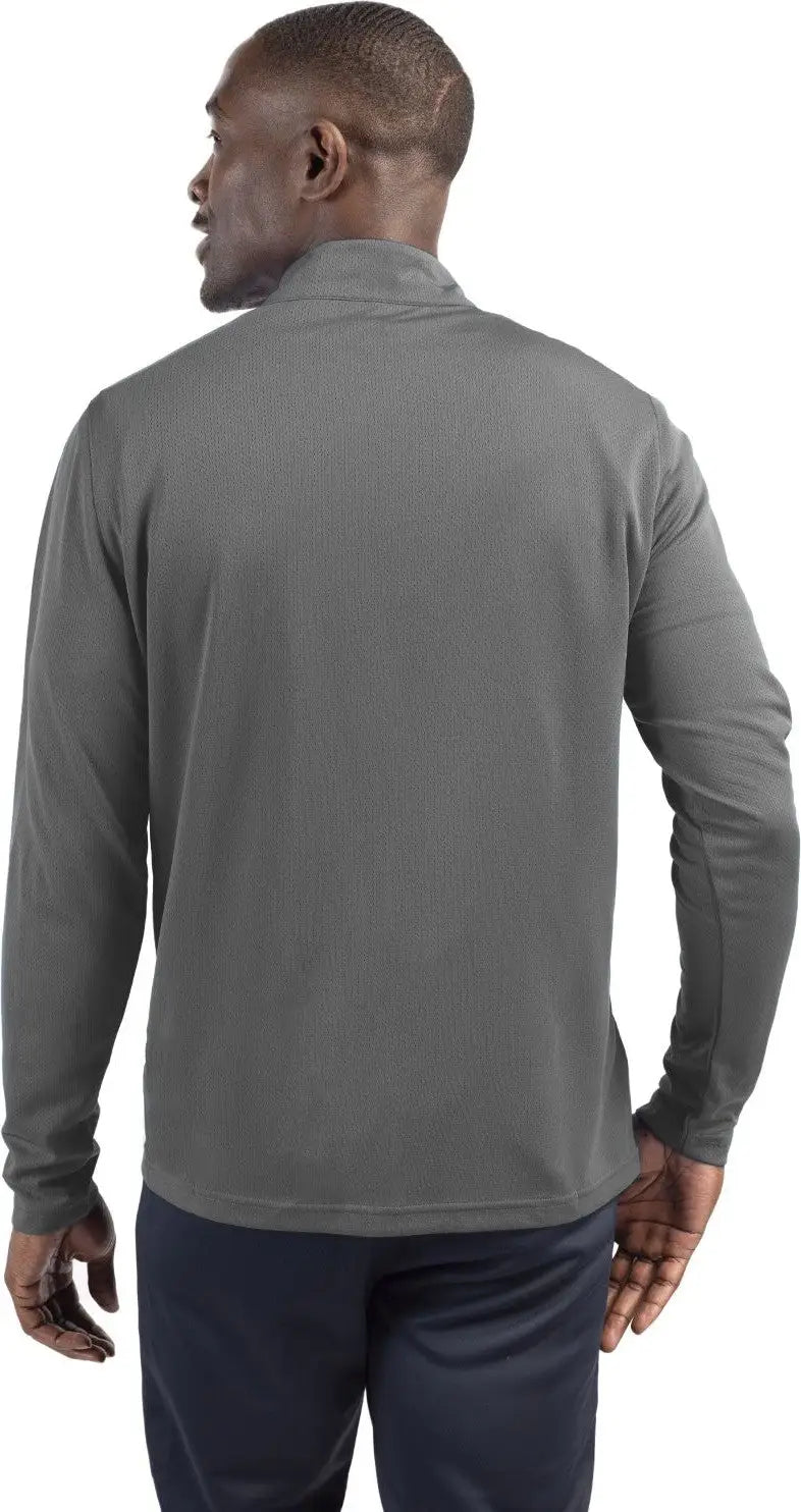Clique Mqk00098 Ice Pique Mens Half Zip Tech Pullover - Titan