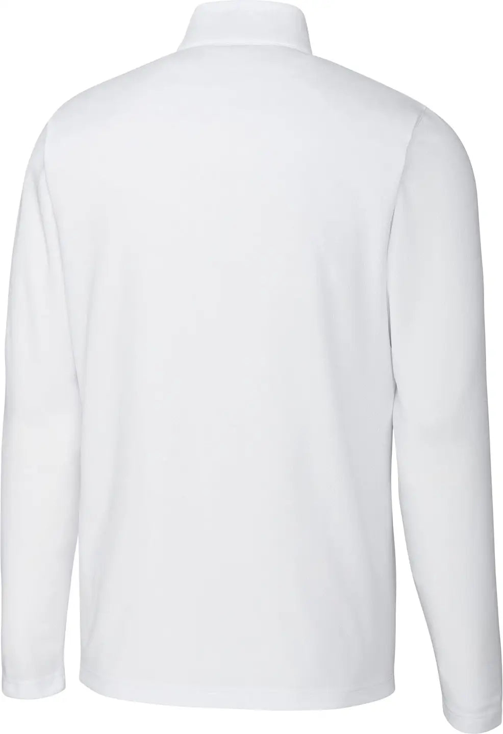 Clique Mqk00098 Ice Pique Mens Half Zip Tech Pullover - White