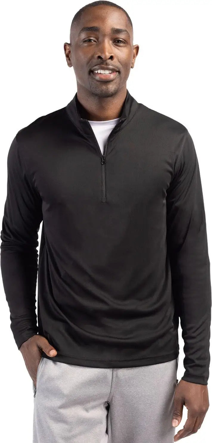 Clique Mqk00099 Spin Eco Performance Half Zip Mens Pullover - Black - Adult s