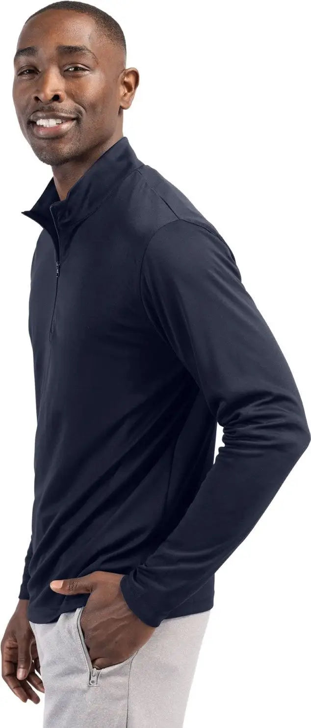 Clique Mqk00099 Spin Eco Performance Half Zip Mens Pullover - Dark Navy