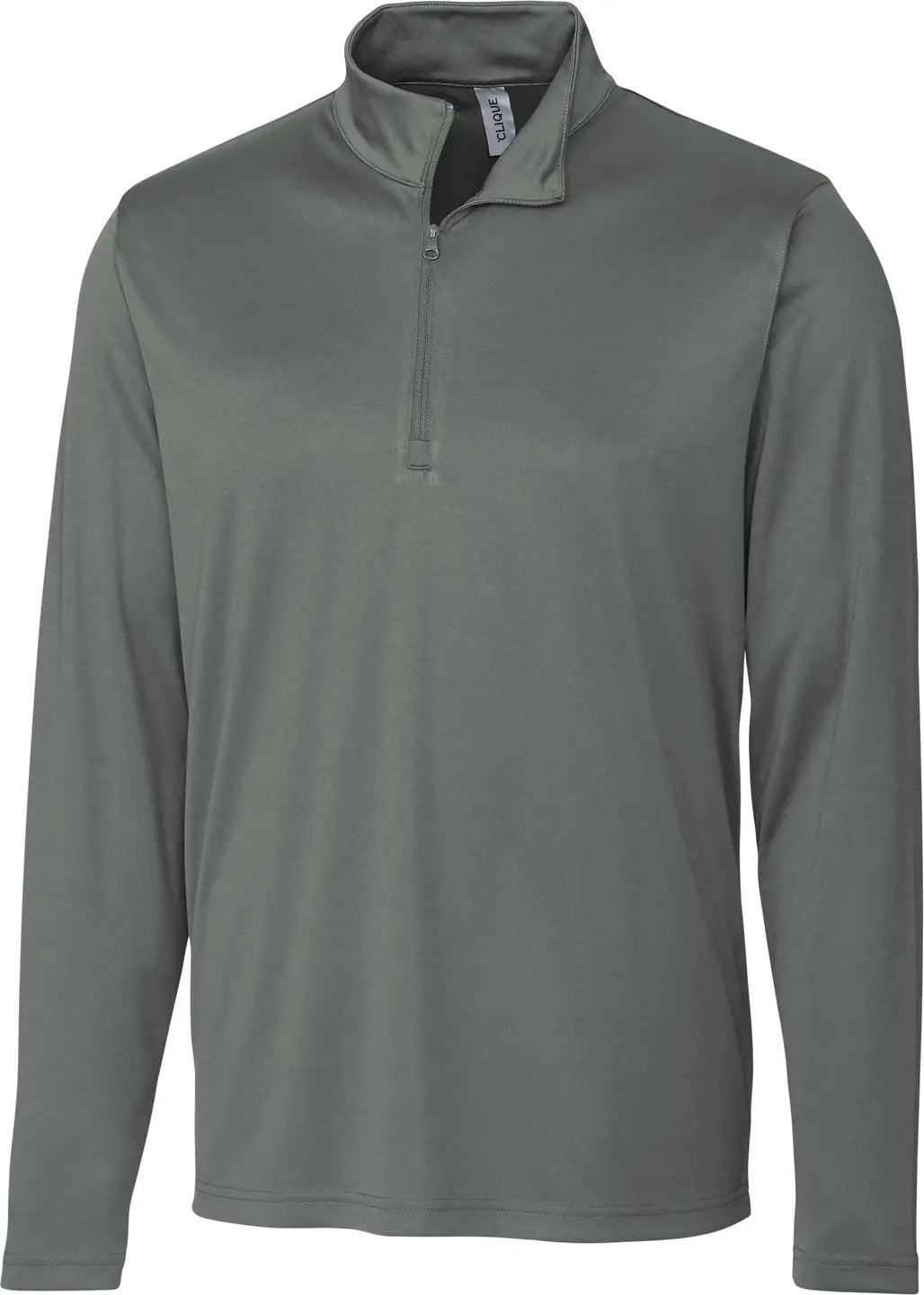 Clique Mqk00099 Spin Eco Performance Half Zip Mens Pullover - Pure Slate