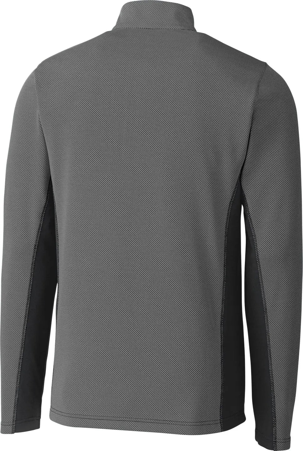 Clique Mqk00100 Ice Pique Colorblock Mens Half Zip Tech Pullover - Titan