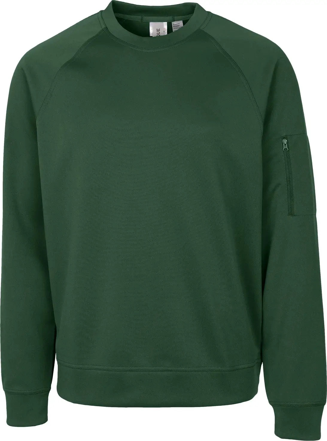 Clique Mqk00104 Lift Eco Performance Unisex Crewneck Sweatshirt - Bottle Green - Adult Xs