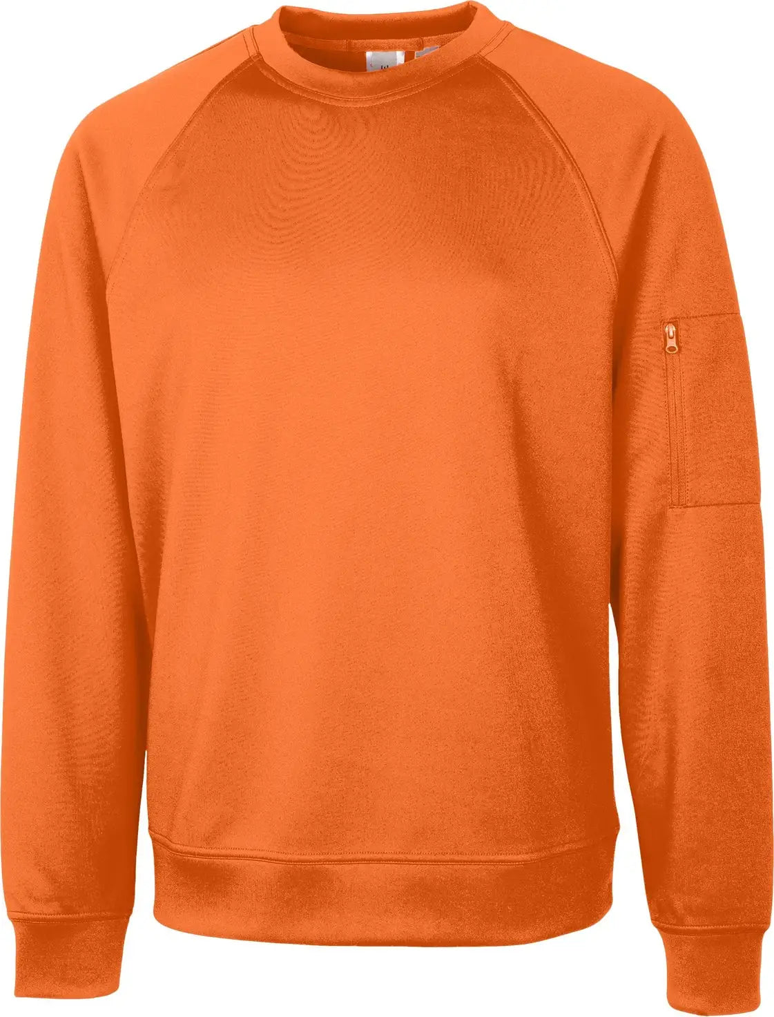 Clique Mqk00104 Lift Eco Performance Unisex Crewneck Sweatshirt - Orange - Adult Xs
