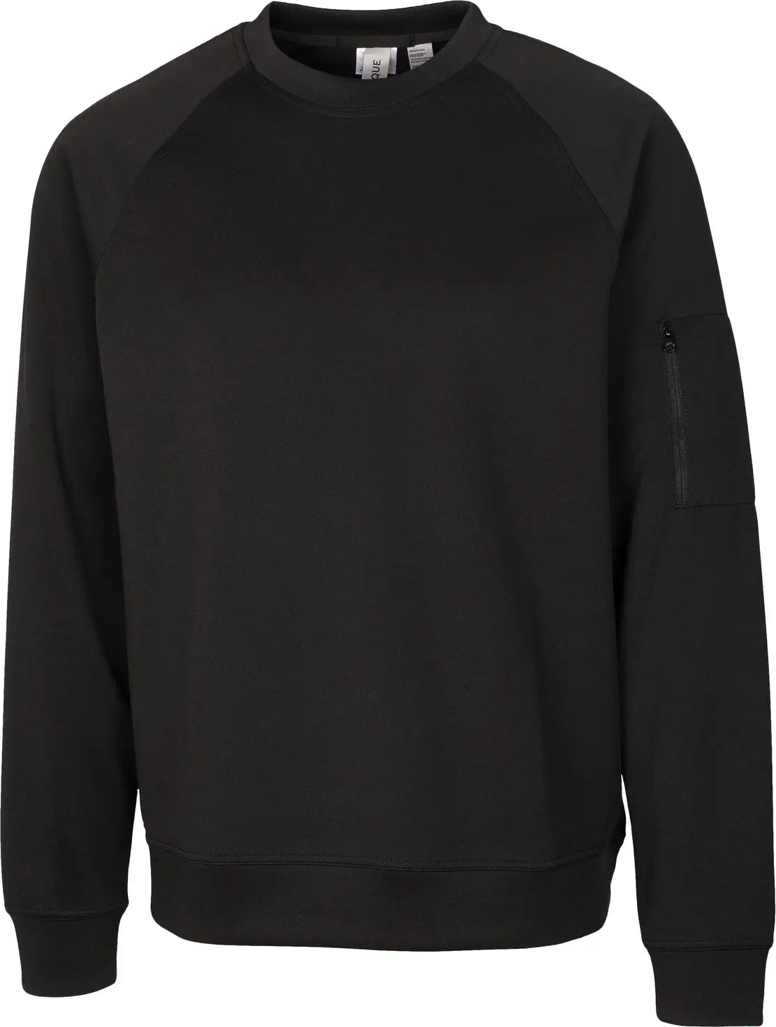 Clique Mqk00104 Lift Eco Performance Unisex Crewneck Sweatshirt - Black - Adult Xs