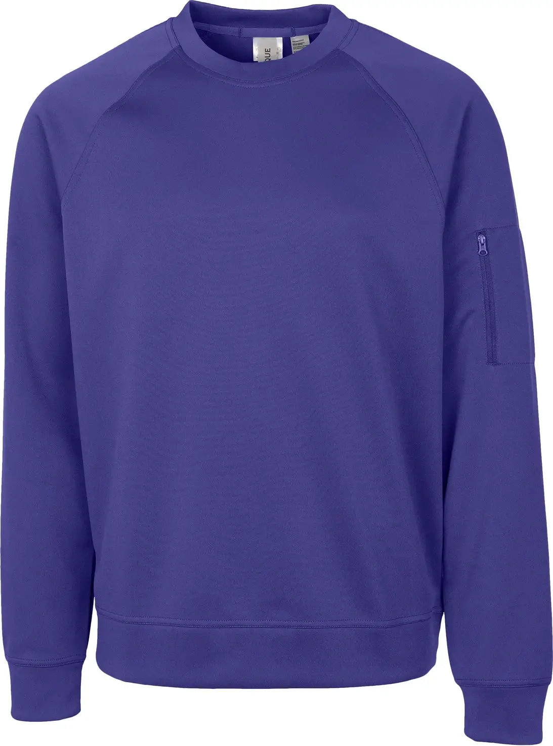 Clique Mqk00104 Lift Eco Performance Unisex Crewneck Sweatshirt - Royal Purple - Adult s