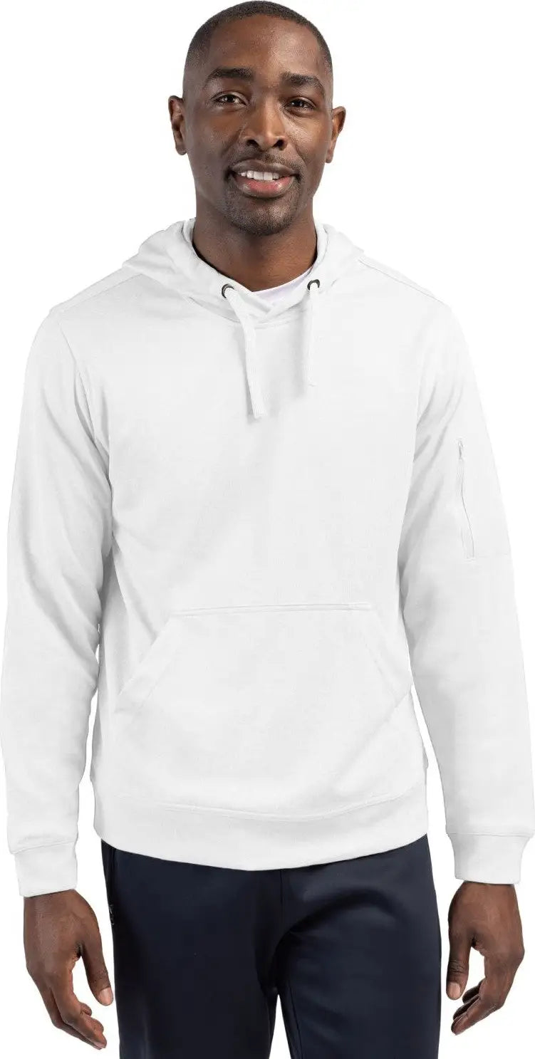 Clique Mqk00105 Lift Eco Performance Unisex Pullover Hoodie Sweatshirt - White - Adult Xs