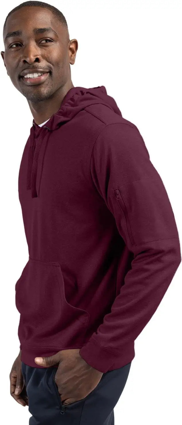 Clique Mqk00105 Lift Eco Performance Unisex Pullover Hoodie Sweatshirt - Burgundy