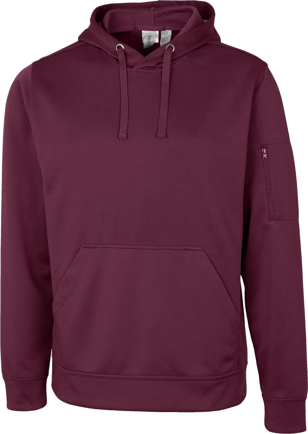 Clique Mqk00105 Lift Eco Performance Unisex Pullover Hoodie Sweatshirt - Burgundy