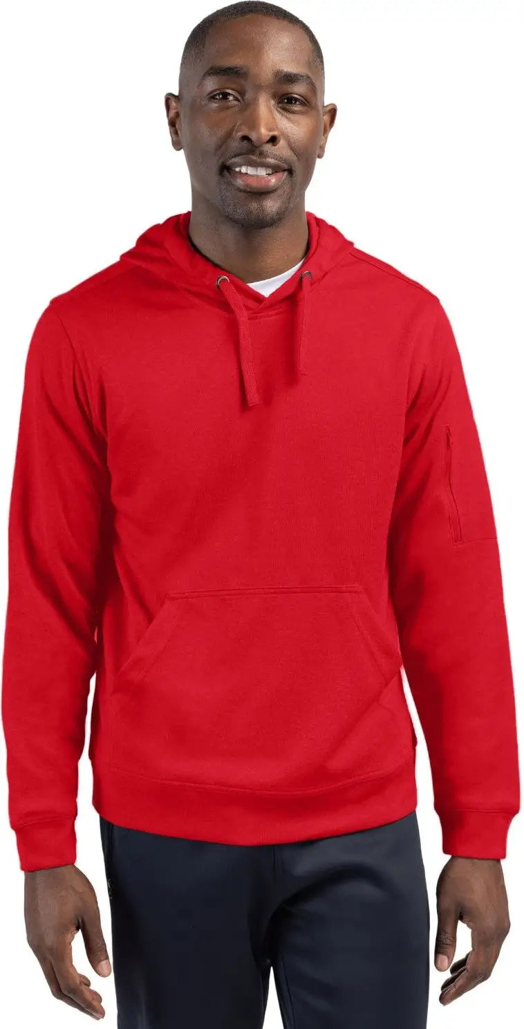 Clique Mqk00105 Lift Eco Performance Unisex Pullover Hoodie Sweatshirt - Red - Adult Xs