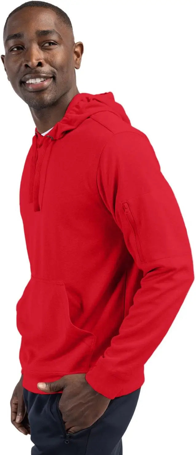 Clique Mqk00105 Lift Eco Performance Unisex Pullover Hoodie Sweatshirt - Red