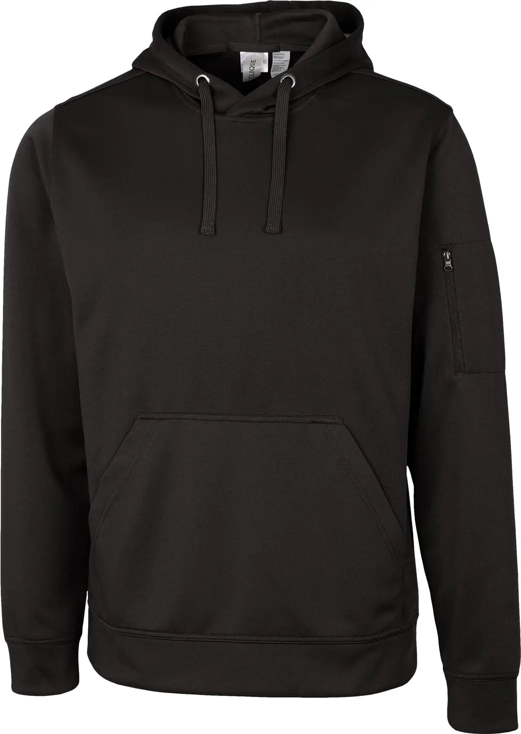 Clique Mqk00105 Lift Eco Performance Unisex Pullover Hoodie Sweatshirt - Black