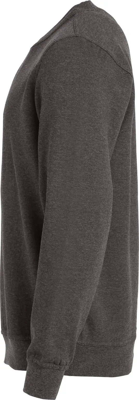 Clique Mqk00106 Unisex Stockholm Crewneck Sweatshirt - Anthracite Melange