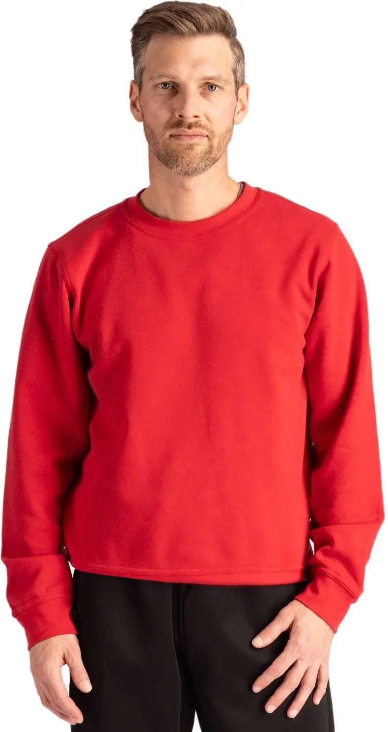 Clique Mqk00106 Unisex Stockholm Crewneck Sweatshirt - Red