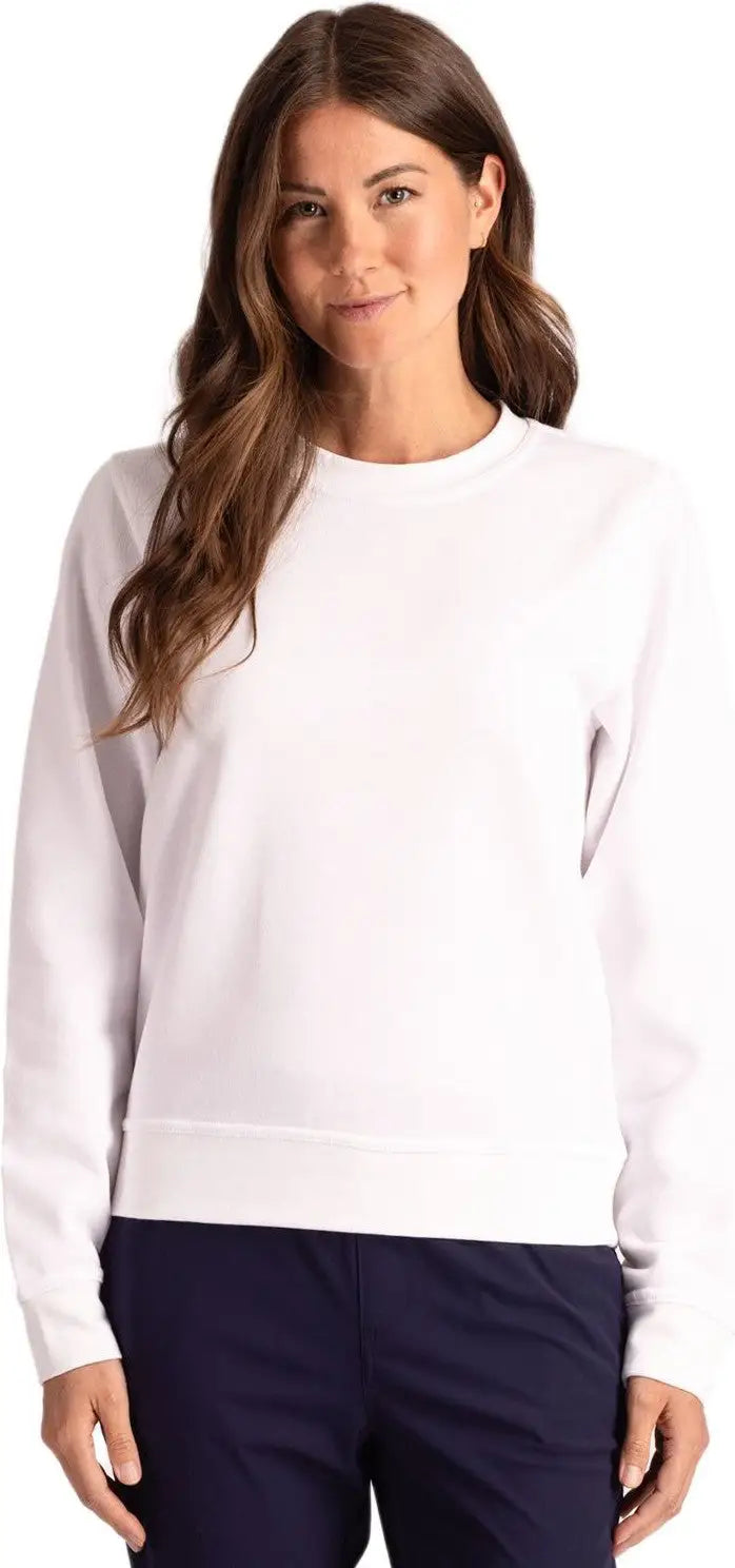 Clique Mqk00106 Unisex Stockholm Crewneck Sweatshirt - White - Adult 2xs