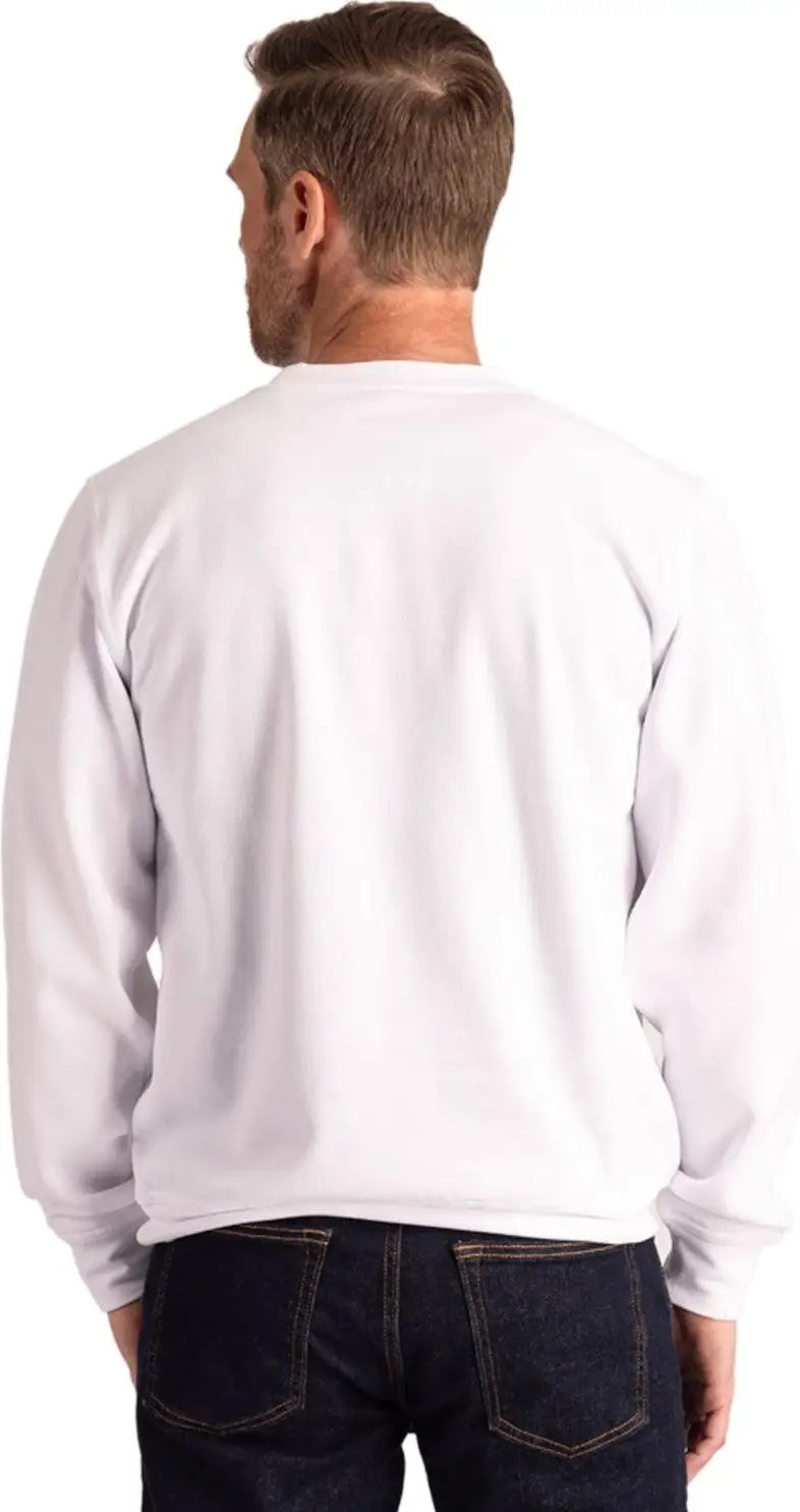 Clique Mqk00106 Unisex Stockholm Crewneck Sweatshirt - White
