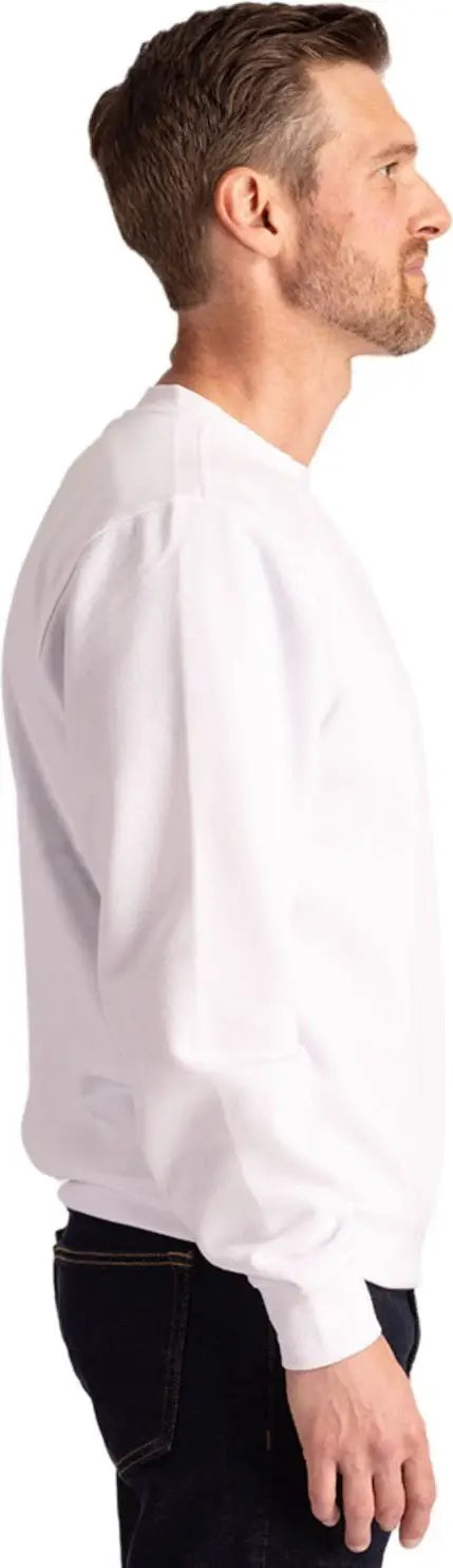 Clique Mqk00106 Unisex Stockholm Crewneck Sweatshirt - White