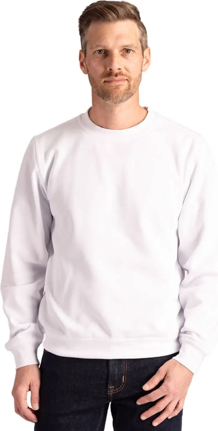Clique Mqk00106 Unisex Stockholm Crewneck Sweatshirt - White