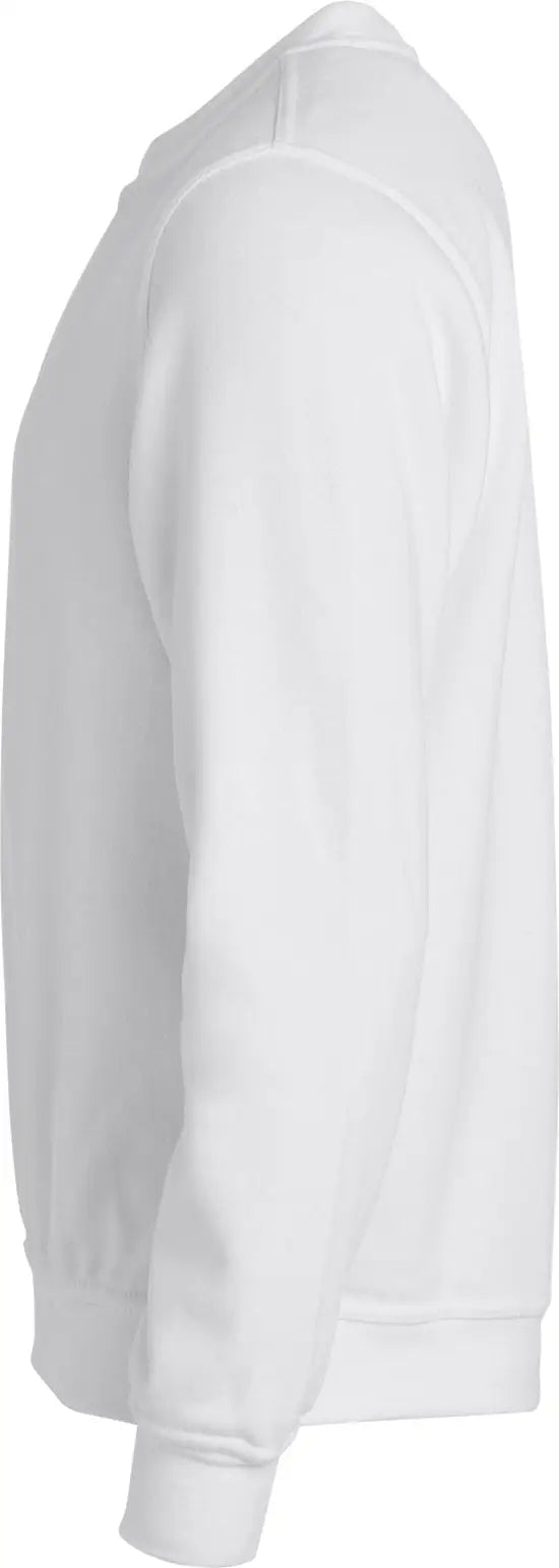 Clique Mqk00106 Unisex Stockholm Crewneck Sweatshirt - White