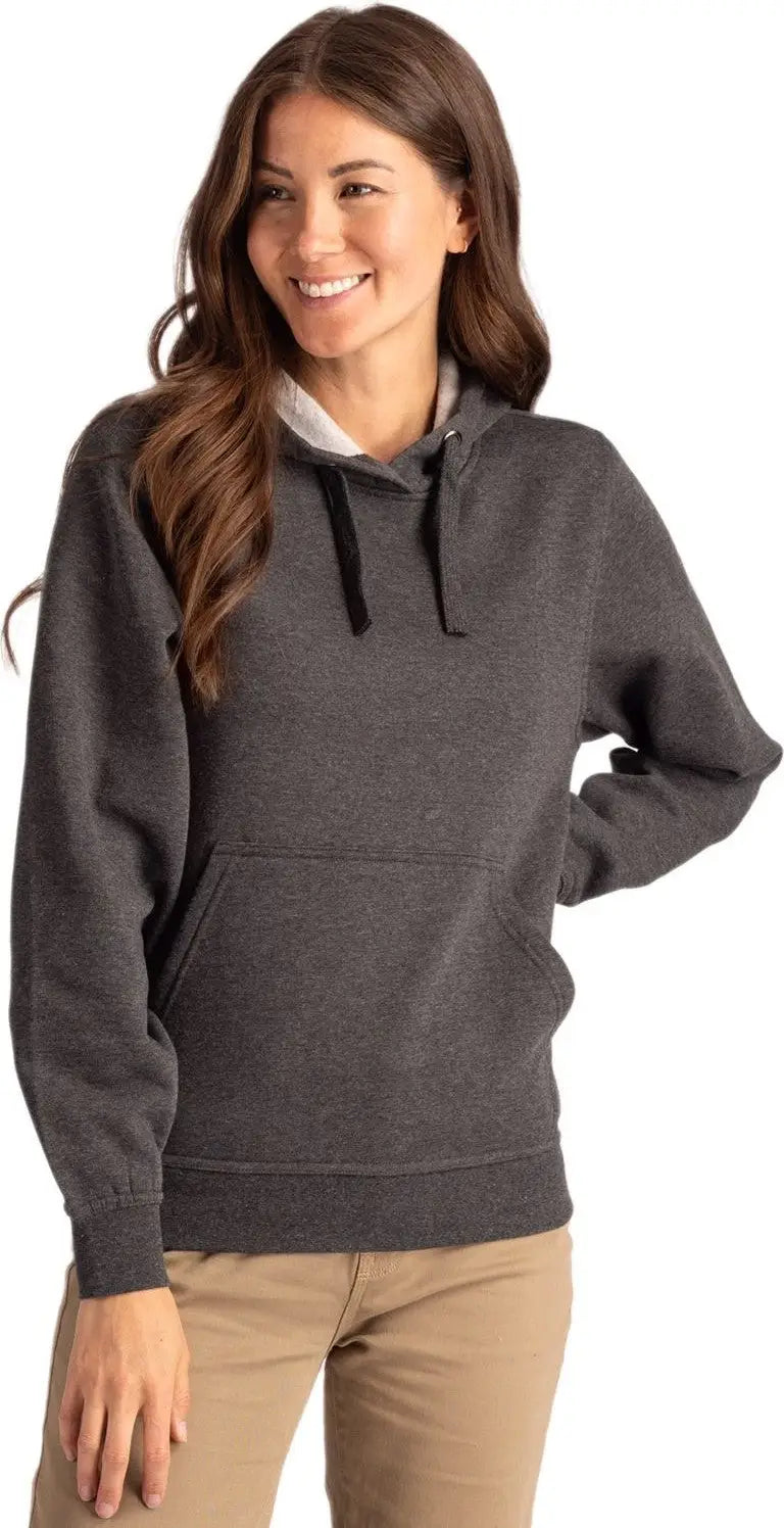 Clique Mqk00107 Unisex Stockholm Pullover Hoodie - Anthracite Melange
