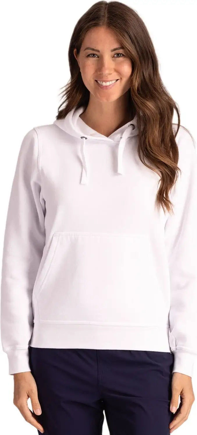 Clique Mqk00107 Unisex Stockholm Pullover Hoodie - White