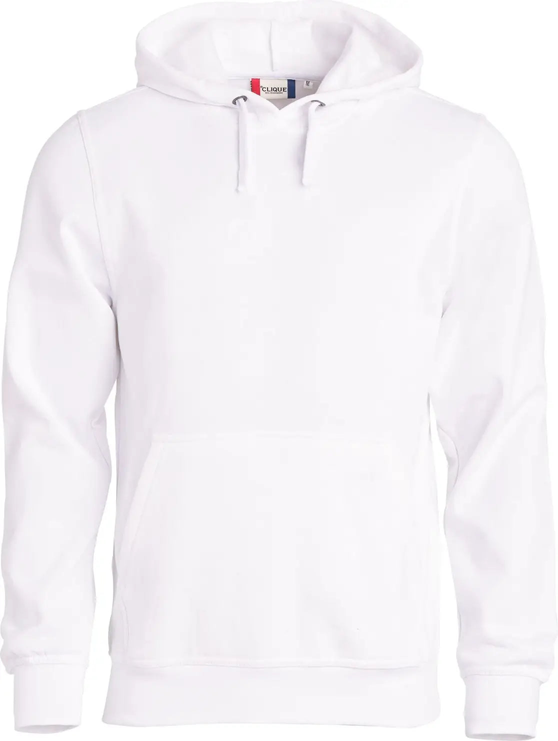 Clique Mqk00107 Unisex Stockholm Pullover Hoodie - White