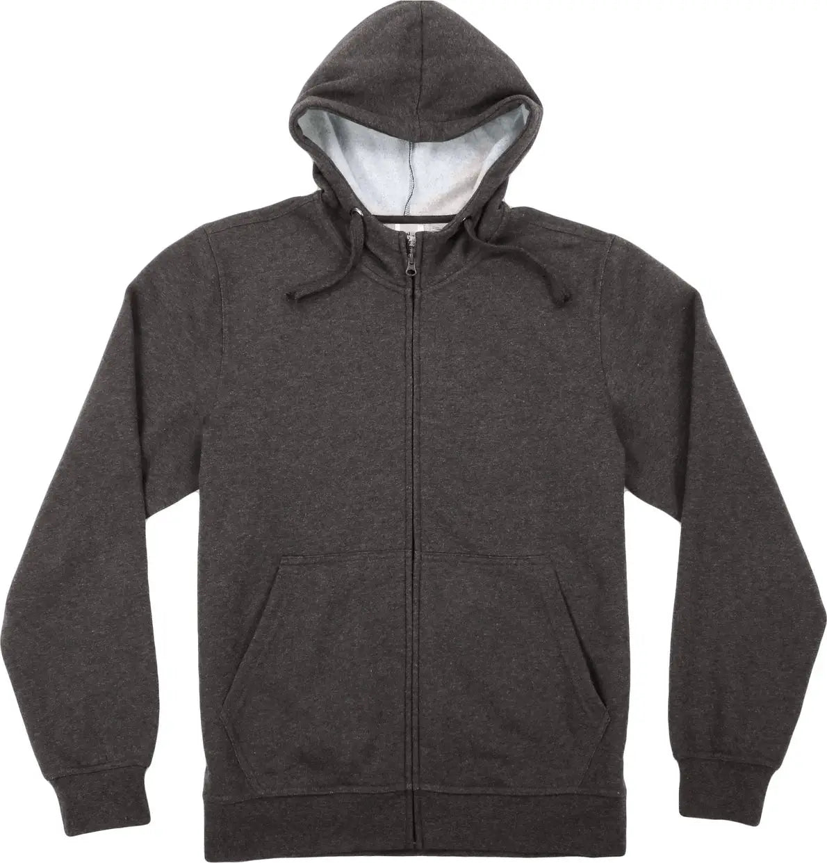 Clique Mqk00109 Unisex Stockholm Full Zip Hoodie - Anthracite Melange