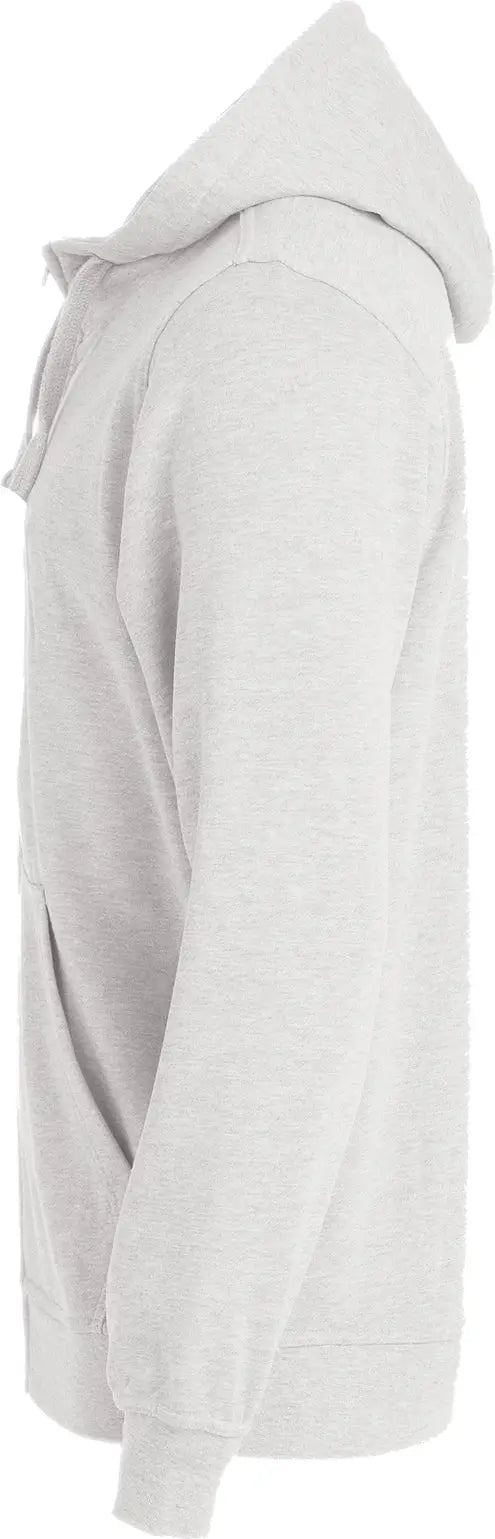 Clique Mqk00109 Unisex Stockholm Full Zip Hoodie - Ash
